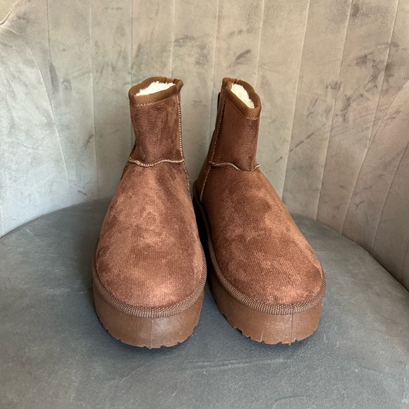 Forever platform fur bootie - Picture 2 of 8